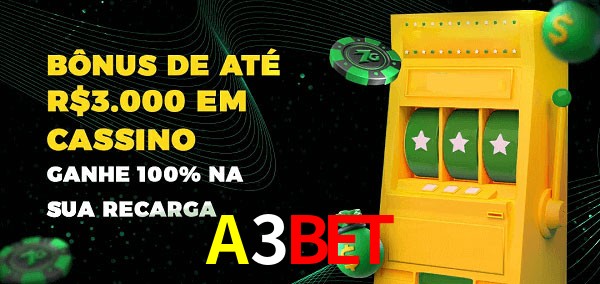 A3Bet melhor bônus de depósito