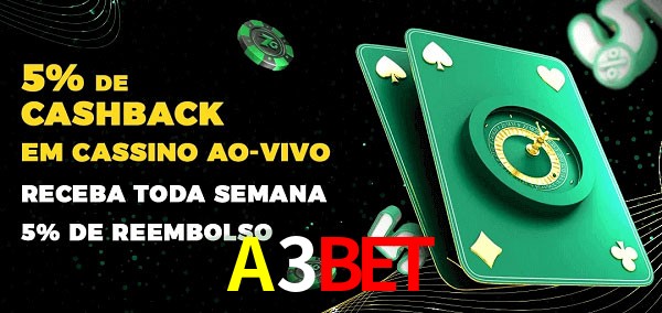 Promoções do cassino ao Vivo A3Bet